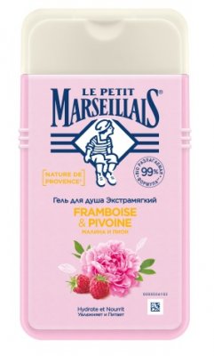 Купить le petit marseillais (ле петит марселл) гель для душа малина и пион, 250мл в Арзамасе