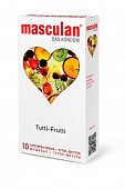 Купить masculan (маскулан) презервативы с ароматом тутти-фрутти tutti-frutti, 10 шт в Арзамасе