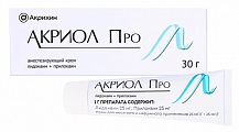 Купить акриол про, крем для местного и наружного применения 2,5%+2,5%, туба 30г в Арзамасе