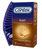 Купить contex (контекс) презервативы relief рельефные 12шт в Арзамасе