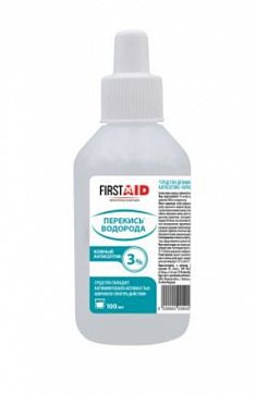 Перекись водорода раствор для наружного применения 3% 100мл Перекись водорода раствор для наружного применения 3% 100мл