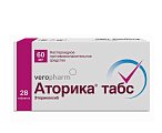 Купить аторика, таблетки, покрытые пленочной оболочкой 60мг, 28шт в Арзамасе