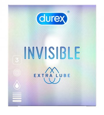 Купить durex (дюрекс) презервативы invisible extra lube, 3шт в Арзамасе