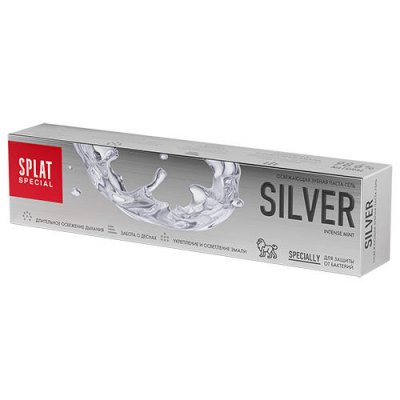 Купить сплат (splat) зубная паста специал серебро, 75мл в Арзамасе