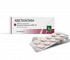 Купить кветиапин, таблетки, покрытые пленочной оболочкой 300мг, 60шт в Арзамасе