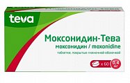Купить моксонидин-тева, таблетки покрытые пленочной оболочкой 0,4 мг, 60 шт в Арзамасе