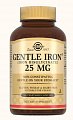 Купить solgar (солгар) легкодоступное железо джентл айрон 25мг, капсулы 475мг 180 шт бад в Арзамасе