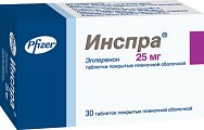 Купить инспра, таблетки, покрытые пленочной оболочкой 25мг, 30 шт в Арзамасе