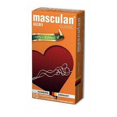 Купить masculan-3 (маскулан) презервативы классик с колечками и пупырышками 10шт в Арзамасе