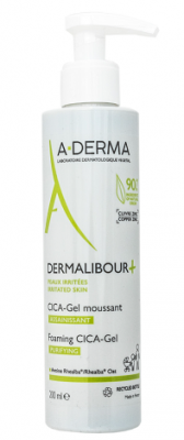 Купить a-derma dermalibour+ cica (а-дерма) гель для лица и тела очищающий пенящийся, 200мл в Арзамасе