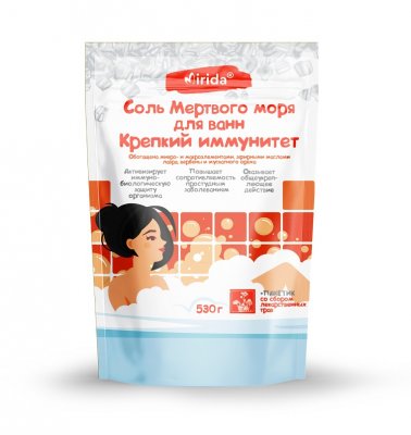 Купить мирида (mirida), соль для ванн мертвого моря крепкий иммунитет, 530г в Арзамасе