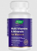 Купить мультивитамины и минералы для женщин эвалар, таблетки покрытые оболочкой, 90шт бад в Арзамасе