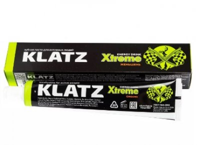 Купить klatz (клатц) зубная паста xtreme energy drink женьшень, 75мл в Арзамасе