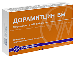 Купить дорамитцин вм, таблетки покрытые пленочной оболочкой 3млн ед, 10шт в Арзамасе