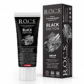 Купить рокс (r.o.c.s) зубная паста блэк эдишн черная отбеливающая 74г в Арзамасе