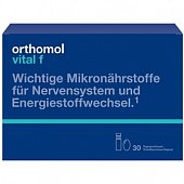 Купить orthomol vital f (ортомол витал ф), двойное саше (жидкость 20мл+капсула), 30 шт бад в Арзамасе