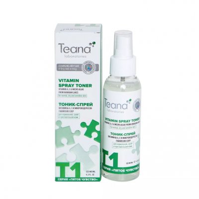 Купить тиана (teana) тоник-спрей энергетический витаминный с экстрактом микроводоросли и днк ,125мл в Арзамасе