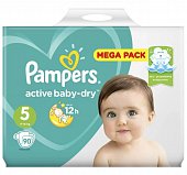 Купить pampers active baby (памперс) подгузники 5 юниор 11-16кг, 90шт в Арзамасе