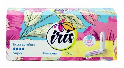 Купить iris (ирис), тампоны супер, 16шт в Арзамасе