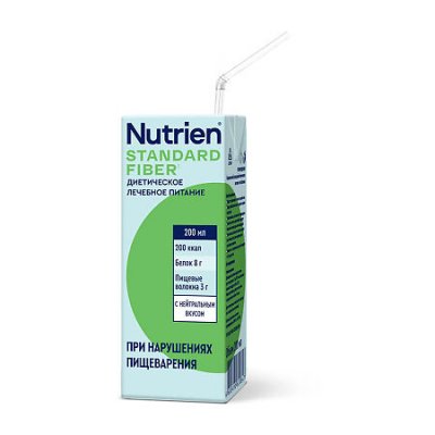 Купить нутриэн стандарт стерилизованный для диетического лечебного питания с пищевыми волокнами нейтральный вкус, 200мл в Арзамасе
