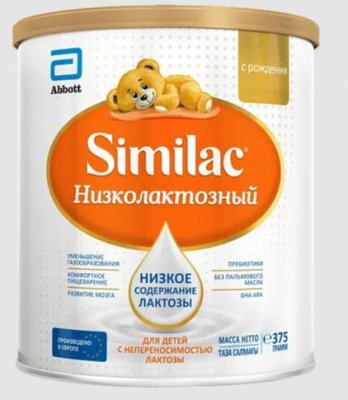 Купить симилак (similac) низколактозный, смесь молочная, с рождения 375г в Арзамасе
