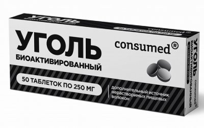 Купить уголь биоактивированный консумед (consumed), таблетки 50 шт бад в Арзамасе