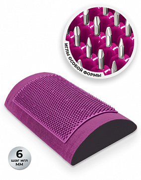 Массажер медицинский аппликатор кузнецова металломагнитный валик для поясницы полиметаллический, фиолетовый Массажер медицинский аппликатор кузнецова металломагнитный валик для поясницы полиметаллический, фиолетовый