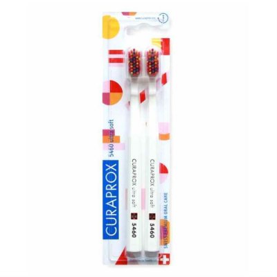 Купить курапрокс (curaprox) набор зубных щеток ultrasoft duo pop art, 2 шт. в Арзамасе
