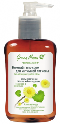 Купить green mama (грин мама) гель-крем для интимной гигиены нежный мать-и-мачеха и масло чайного дерева, 300мл в Арзамасе
