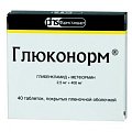 Купить глюконорм, таблетки, покрытые пленочной оболочкой 2,5 мг+400 мг, 40 шт в Арзамасе