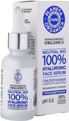 Купить planeta organica (планета органика) pure сыворотка для лица гиалуроновая, 30мл в Арзамасе