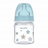 Canpol (Канпол) бутылочка EasyStart Newborn baby с широким горлышком антиколиковая с рождения, 120 мл, 35/216 голубой