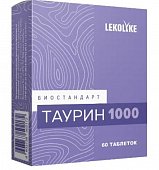 Купить биостандарт таурин 1000 леколайк (lekolike), таблетки массой 600 мг 60шт. бад в Арзамасе