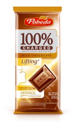Купить charged lifting (чаржед), шоколад молочный, 100г в Арзамасе