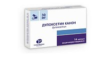 Купить дулоксетин-канон, капсулы кишечнорастворимые 30мг, 14 шт в Арзамасе