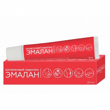 Эмалан, гидрогель коллагеновый, 25мл Эмалан, гидрогель коллагеновый, 25мл