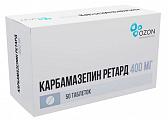 Купить карбамазепин ретард, таблетки с пролонгированным высвобождением 400мг 50шт в Арзамасе