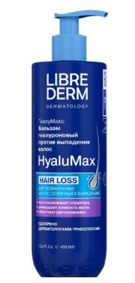 Купить либридерм (librederm) hyalumax, бальзам против выпадения волос гиалуроновый, 400мл в Арзамасе