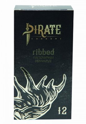 Купить pirate (пират) презервативы 12шт ребристые в Арзамасе