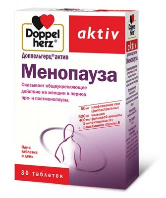 Купить doppelherz (доппельгерц) актив менопауза, таблетки, 30 шт бад в Арзамасе