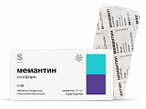 Купить мемантин солофарм, таблетки покрытые пленочной оболочкой 10 мг, 90 шт в Арзамасе