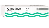 Купить синтомицин, линимент для наружного применения 10%, 25г в Арзамасе