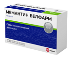 Купить мемантин-велфарм, таблетки, покрытые пленочной оболочкой 10мг, 90 шт в Арзамасе