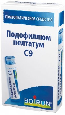 Купить подофиллюм пелтатум с9 гомеопатические монокомпонентный препарат растительного происхождения гранулы гомеопатические 4 гр в Арзамасе