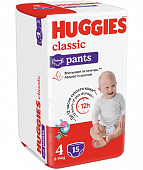 Купить huggies (хаггис) трусики-подгузники детские классик, размер 4, 9-14кг 15шт в Арзамасе