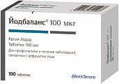 Купить йодбаланс, таблетки 100мкг, 100 шт в Арзамасе
