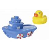 Курносики игрушка для ванны Лодка с утенком (25035)
