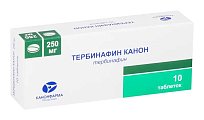 Купить тербинафин-канон, таблетки 250мг, 10 шт в Арзамасе