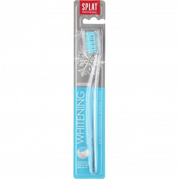 Сплат (Splat) Зубная щетка Whitening средняя, 1 шт