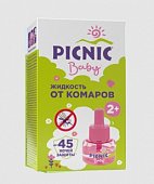 Купить пикник (picnic) baby жидкость от комаров 45 ночей, 30мл в Арзамасе